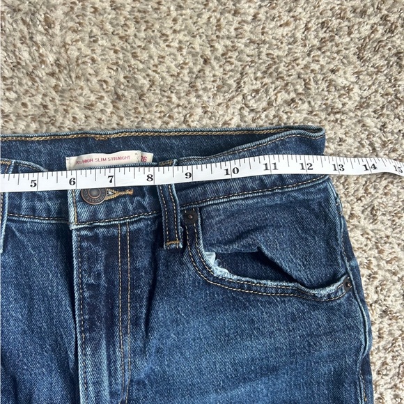 Levi's 70s High Slim Straight Blue Jeans Timeless Style Casual Denim 26 - Picture 11 of 11